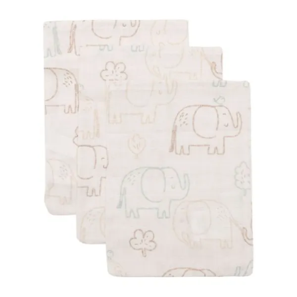 Jollein Hydrofiel Washandje - 15x20 cm - 3 Stuks Best