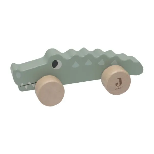 Jollein Jungle Jambo Krokodil Op Wielen - Hout Online