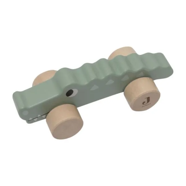 Jollein Jungle Jambo Krokodil Op Wielen - Hout Online