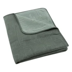 Jollein Jungle Jambo Ledikantdeken - 100 x 150 cm - Biscuit / Oatmeal Groen