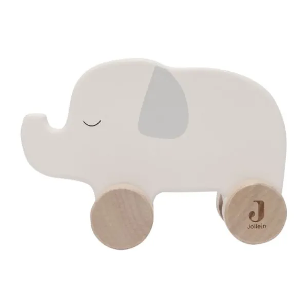 Jollein Jungle Jambo Olifant Op Wielen - Hout Online