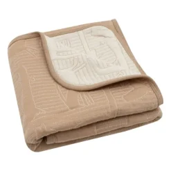 Jollein Jungle Jambo Wiegdeken - 75 x 100 cm - Biscuit / Oatmeal Groen Discount