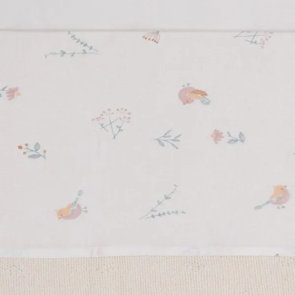 Jollein Lovely Birds Wieglaken - 75 x 100 cm Hot