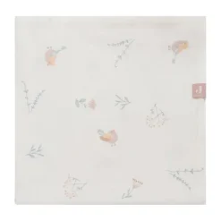 Jollein Lovely Birds Wieglaken - 75 x 100 cm Hot