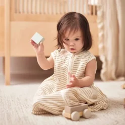 Jollein Miffy Hydrofiel Slaapzak - 90 cm - Stripe Biscuit New