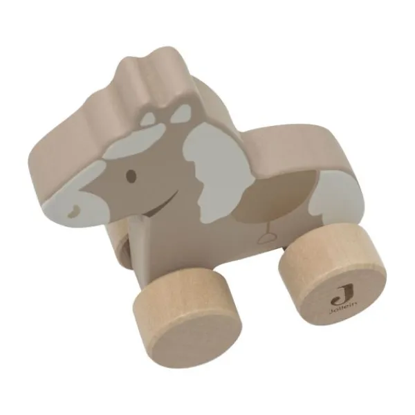 Jollein Nostalgic Ride Paard Op Wielen - Hout Clearance