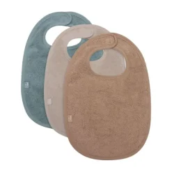 Jollein Slab - 3 Pack - Badstof - Sea Green / Nougat / Biscuit Sale
