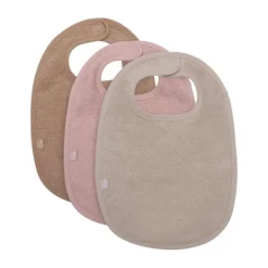 Jollein Slab - 3 Pack - Badstof - Wild Rose / Nougat / Biscuit Discount