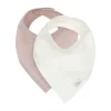 Jollein Slab Bandana Hydrofiel - Wild Rose / Oatmeal - 2 Stuks Online