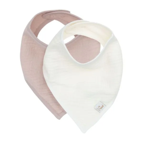 Jollein Slab Bandana Hydrofiel - Wild Rose / Oatmeal - 2 Stuks Online
