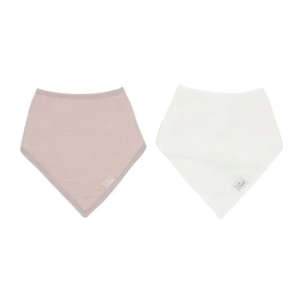 Jollein Slab Bandana Hydrofiel - Wild Rose / Oatmeal - 2 Stuks Online