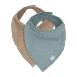 Jollein Slab Bandana Hydrofiel - Sea Green / Biscuit - 2 stuks New