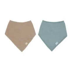 Jollein Slab Bandana Hydrofiel - Sea Green / Biscuit - 2 stuks New