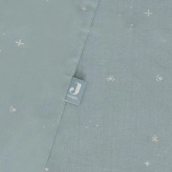 Jollein Twinkling Dekbedovertrek - 100 x 140 cm - Sea Green Discount