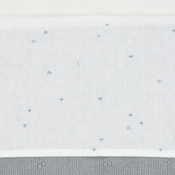 Jollein Twinkling Ledikantlaken - 120 x 150 cm - Sea Green Clearance