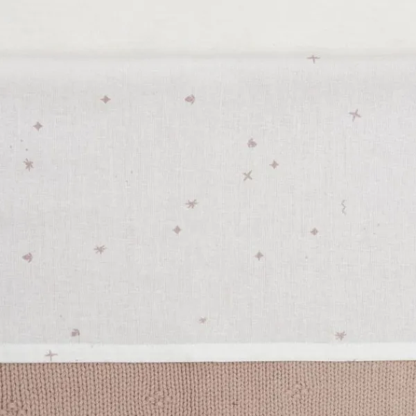 Jollein Twinkling Ledikantlaken - 120 x 150 cm - Wild Rose New