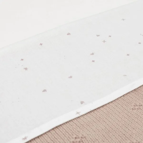 Jollein Twinkling Ledikantlaken - 120 x 150 cm - Wild Rose New