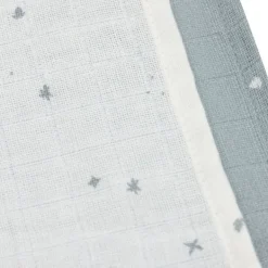 Jollein Twinkling Monddoekje - 3 Pack - 31 x 31 cm - Hydrofiel - Sea Green Outlet