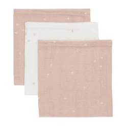 Jollein Twinkling Monddoekje - 3 Pack - 31 x 31 cm - Hydrofiel - Sea Green Outlet