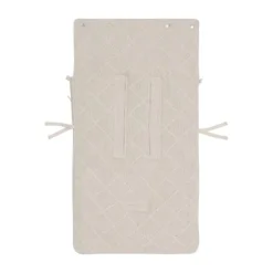 Jollein Voetenzak 3/5 Punts - Groep 0+ - Check Knit - Oatmeal Clearance