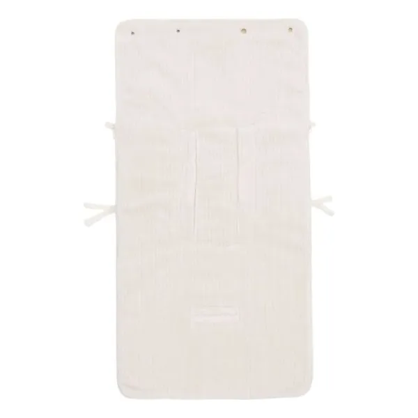 Jollein Voetenzak Groep 0+ 3/5‑Punts Gordel - Cloudy Rib - Oatmeal New