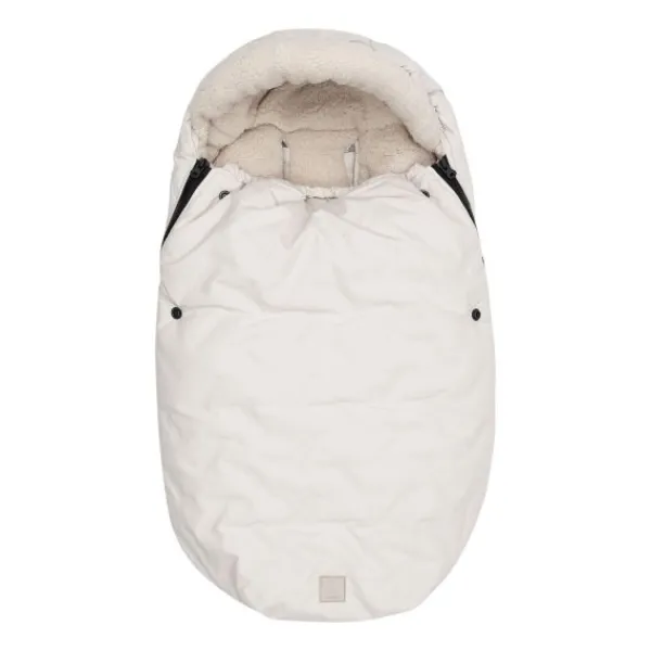 Jollein Voetenzak Groep 0+ 3/5‑Punts Gordel - Cloudy Rib - Oatmeal New