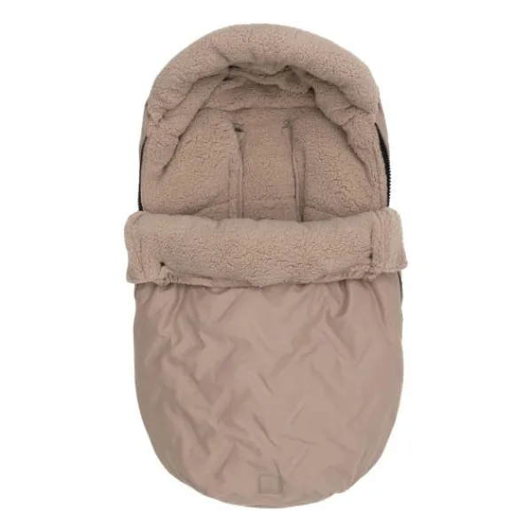 Jollein Voetenzak Groep 0+ 3/5‑Punts Gordel - Cloudy Rib - Oatmeal New