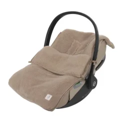 Jollein Voetenzak Groep 0+ 3/5‑Punts Gordel - Cloudy Rib - Oatmeal New