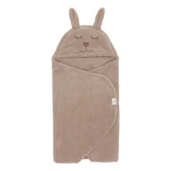Jollein Wikkeldeken - Milky Coffee - Bunny Cloudy Rib Best