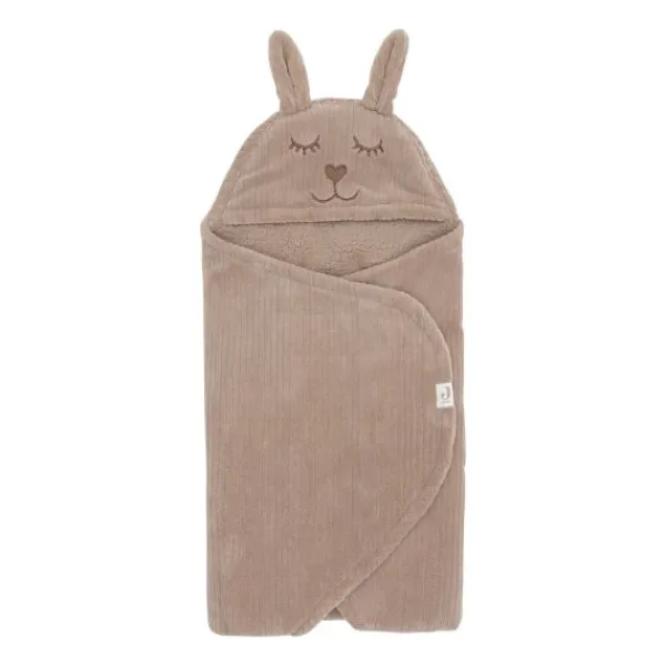 Jollein Wikkeldeken - Milky Coffee - Bunny Cloudy Rib Best