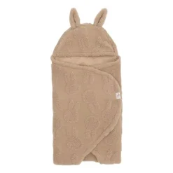 Jollein Wikkeldeken - Milky Coffee - Bunny Cloudy Rib Best
