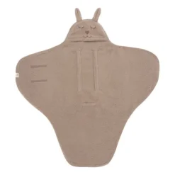 Jollein Wikkeldeken - Milky Coffee - Bunny Cloudy Rib Best