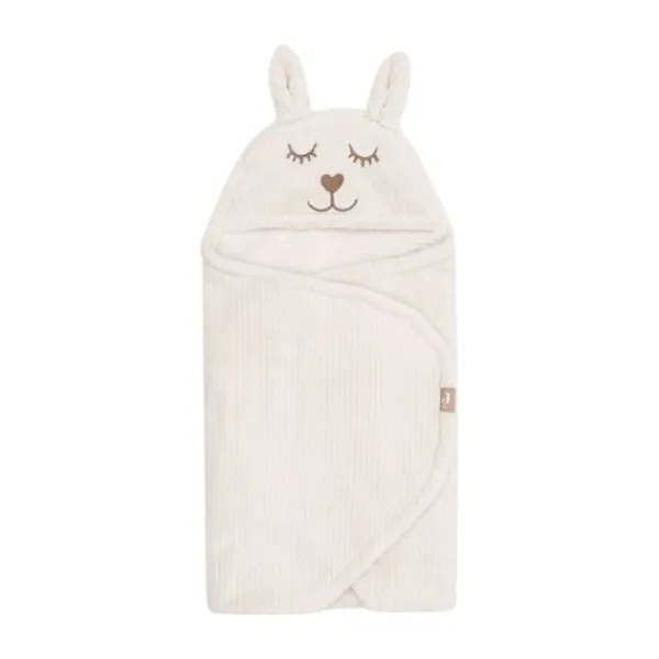 Jollein Wikkeldeken - Milky Coffee - Bunny Cloudy Rib Best