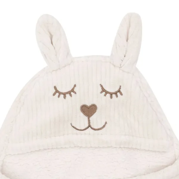 Jollein Wikkeldeken - Milky Coffee - Bunny Cloudy Rib Best