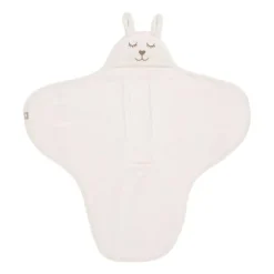 Jollein Wikkeldeken - Milky Coffee - Bunny Cloudy Rib Best