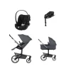 Joolz Day 5 Kinderwagen 4-in-1 - Stone Grey | Cybex Cloud T Plus Autostoeltje - Sepia Black | Cybex Base T - Black Discount