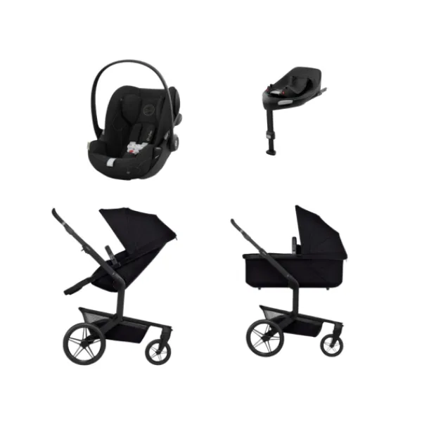 Joolz Day 5 Kinderwagen 4-in-1 - Stone Grey | Cybex Cloud T Plus Autostoeltje - Sepia Black | Cybex Base T - Black Discount