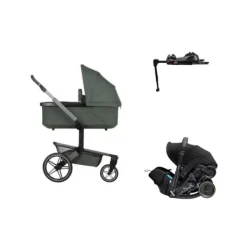 Joolz Day 5 Kinderwagen 4-in-1 - Stone Grey | Doona X Autostoeltje | Doona X Isofix Base Outlet