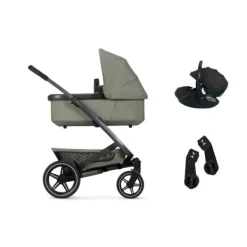 Joolz Geo 3 Kinderwagen - Stone Grey | Joolz X Maxi-Cosi Autostoeltje - Space Black | Autostoel adapters New