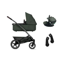 Joolz Geo 3 Kinderwagen - Stone Grey | Joolz X Maxi-Cosi Autostoeltje - Space Black | Autostoel adapters New