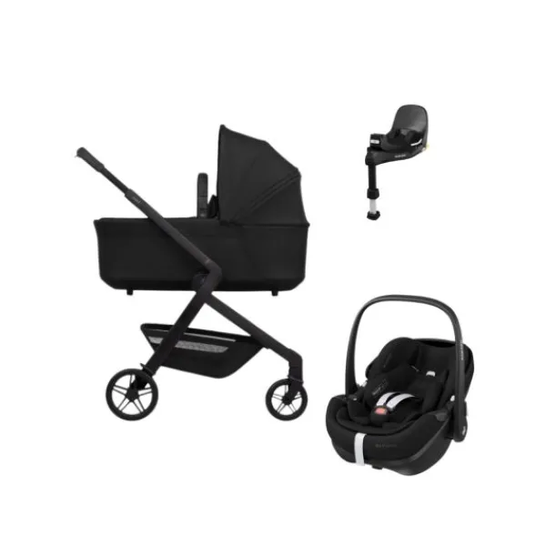 Joolz Hub 2 Kinderwagen 4-in-1 - Stone Grey | Maxi-Cosi Pebble 360 Pro 2 Autostoeltje | Maxi-Cosi FamilyFix 360 Pro Online
