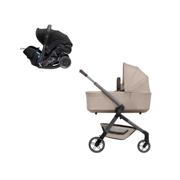 Joolz Hub 2 Kinderwagen 3-in-1 - Stone Grey | Doona X Autostoeltje Best