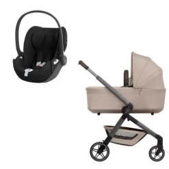 Joolz Hub 2 Kinderwagen 3-in-1 - Sandy Taupe | Cybex Cloud T Plus Autostoeltje Best