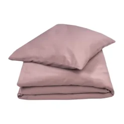 Julius Zöllner Dekbedovertrekset - Uni Red Earth - 80x80 cm + 35x40 cm