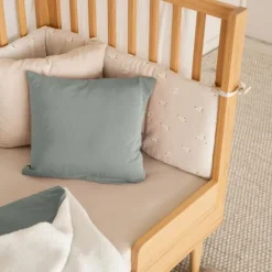 Julius Zöllner Dekbedovertrekset - Uni Red Earth - 80x80 cm + 35x40 cm