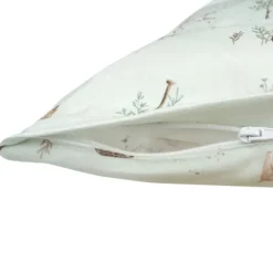 Julius Zöllner Dekbedovertrekset - Uni Red Earth - 80x80 cm + 35x40 cm