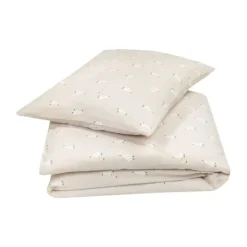 Julius Zöllner Dekbedovertrekset - Uni Red Earth - 80x80 cm + 35x40 cm