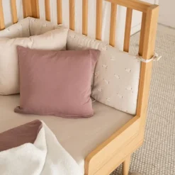 Julius Zöllner Dekbedovertrekset - Uni Red Earth - 80x80 cm + 35x40 cm