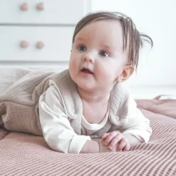 Julius Zöllner Muslin Babyslaapzak - Groen - Maat 62/68 Clearance