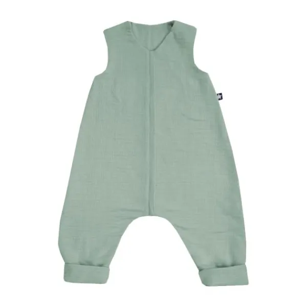 Julius Zöllner Muslin Jumper Slaapoverall - Sand - Maat 80 Best